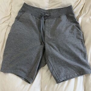 Lululemon grey shorts Heather Gray Athletic Shorts Size M Drawstring LM7AB5S